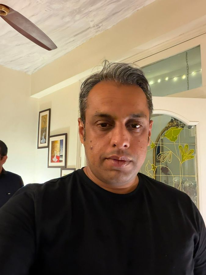 Third selfie angle for AI character training