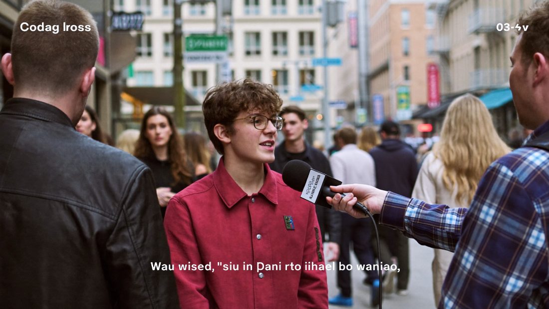 Street Interview AI video template