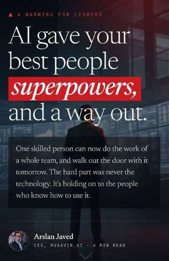 Article cover - AI gave your best people superpowers