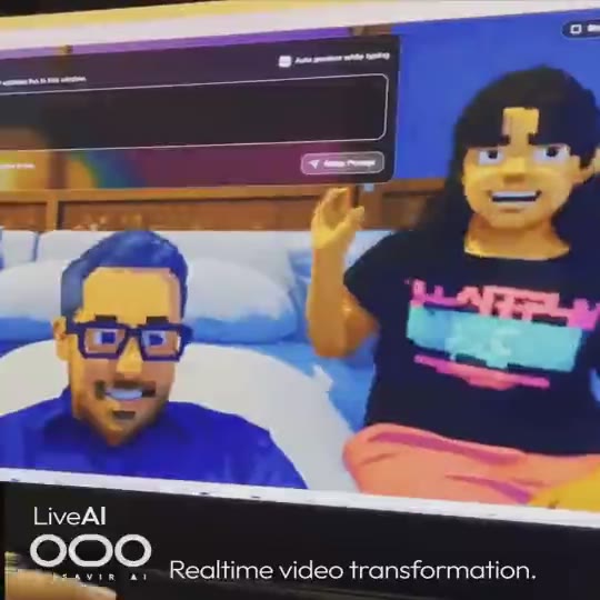 LiveAI realtime transformation demo